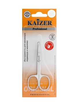 KAIZER Ножницы маникюрные, безопасные, серебро, фото 2