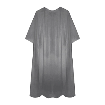 ЧИСТОВЬЕ Пеньюар для парикмахерских работ Стандарт полиэтилен, черный 160*100 50 шт/уп, фото 2