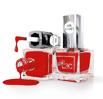 E.MI 120 лак ультрастойкий для ногтей, Красотка / Gel Effect 9 мл, фото 3