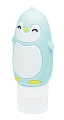 Баночка дорожная для путешествий Пингвин, цвет ментоловый 90 мл