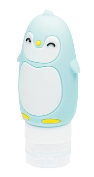 Баночка дорожная для путешествий Пингвин, цвет ментоловый 90 мл