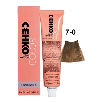 C:EHKO 7/0 крем тонирующий, блондин / Color Vibration Mittelblond 60 мл, фото 2