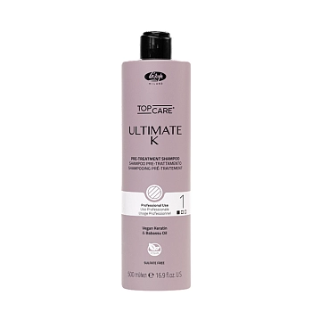 Шампунь для предварительного ухода для вьющихся и непослушных волос, шаг 1 / Ultimate K 500 мл