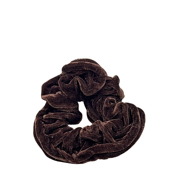 Резинка для волос Люкс коричневая 14см 1шт