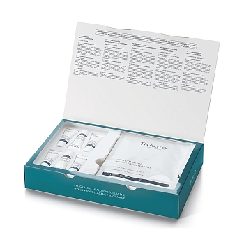 Набор из 6 процедур для лица Интенсивное разглаживание морщин с морским проколлагеном и гиалуроновой кислотой