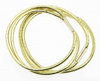 Резинки для волос midi темно-золотистые 8 шт