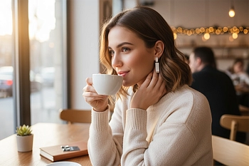 IWOU PROFESSIONAL Серьги Слиток серебра, фото 2