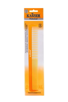KAIZER Гребень пластиковый без ручки, двойной, цвет коричневый, фото 4