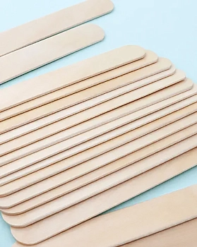 KAPOUS Шпатель деревянный 140 х 18 х 2 мм / Depilation 100 шт, фото 2