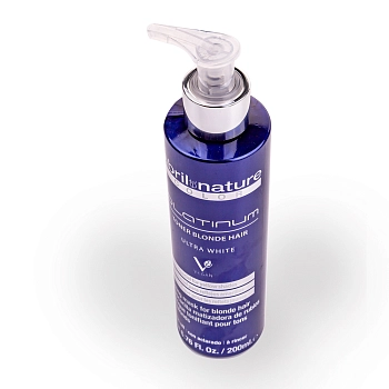 ABRIL ET NATURE Кондиционер тонирующий для светлых волос / Platinum Toner Blonde Hair 200 мл, фото 4