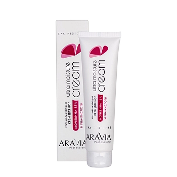 ARAVIA Professional Крем ультраувлажняющий для ног с мочевиной 15% и PHA-кислотами / Ultra Moisture Cream 100 мл, фото 4