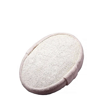 Мочалка двухсторонняя из бамбукового полотна с люфой 1 шт