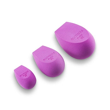 ECOTOOLS Набор биоразлагаемых спонжей для макияжа / Bioblender Makeup Sponge Trio, фото 3