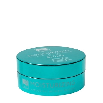 Патчи гидрогелевые для глаз против отеков с гиалуроновой кислотой и кофеином Аква 24 / Beauty Style 60 шт