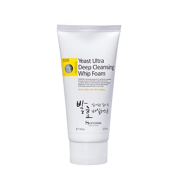 Пенка дрожжевая для сверхглубокой очистки лица / YEAST ULTRA DEEP CLEANSING WHIP FOAM 150 мл