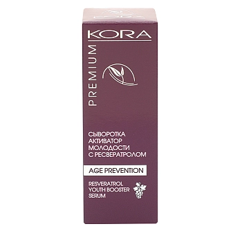 KORA Сыворотка активатор молодости с ресвератролом, 30 мл, фото 3