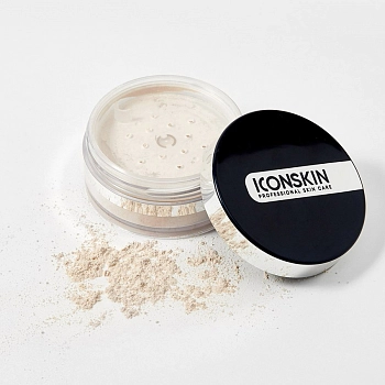 ICON SKIN Пудра минерально-растительная себостатическая / Re: Program Sebum Lock Overnight Matt & Care Powder 10 гр, фото 3