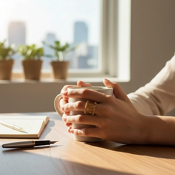 IWOU PROFESSIONAL Кольцо Танцующие шарики, фото 4