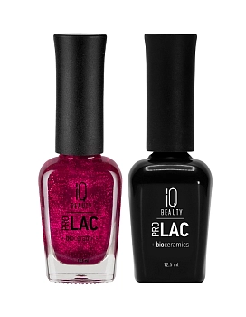 IQ BEAUTY 055 лак для ногтей укрепляющий с биокерамикой / Nail polish PROLAC + bioceramics 12.5 мл, фото 4