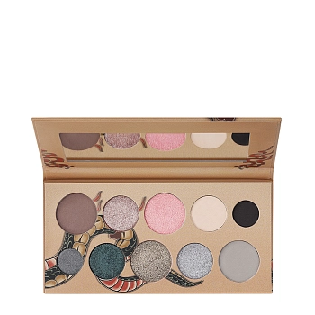 Палетка теней для век, №147 серо-нюдовый с сияющим розовым / COLOR SPLASH 13,6 гр