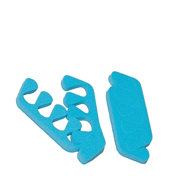 ЧИСТОВЬЕ Разделители для пальцев голубой  8 мм 20 пар/упк, фото 2
