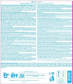 SELECTIVE PROFESSIONAL Шампунь предназначенный для светлых и поврежденных волос / BLACK ONCARE BLACK 1000 мл, фото 2