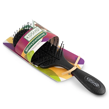 KOSMO SHTUCHKI Расчёска лепестковая 5439-M2, черная / KOSMO SHTUCHKI, фото 2