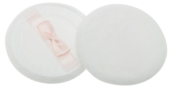 Губка для нанесения пудры круглая 2 шт