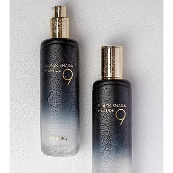 FARMSTAY Тонер омолаживающий для лица с комплексом из 9 пептидов / BLACK SNAIL & PEPTIDE 9 PERFECT TONER 120 мл, фото 3