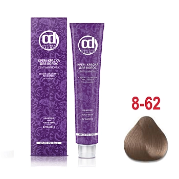 CONSTANT DELIGHT 8/62 краска с витамином С для волос, светло-русый шоколадно-пепельный 100 мл, фото 2