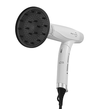 MELON PRO Фен профессиональный для волос складной Hag 7, ионизация, перламутровый матовый, диффузор, 2000W, фото 4