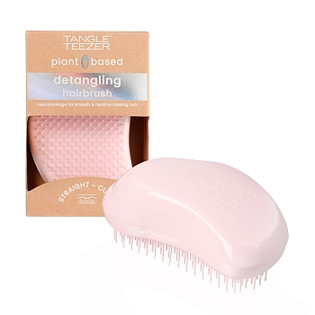 TANGLE TEEZER Расческа для волос / The Original Plant Brush Marshmallow Pink, фото 4