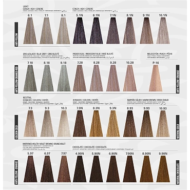ABRIL ET NATURE 8.21 крем-краска для волос, светло-русый фиолетовый / Nature Color Plex 120 мл, фото 3