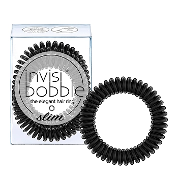 Резинка-браслет для волос / invisibobble SLIM True Black