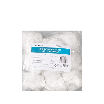 ЧИСТОВЬЕ Фиксатор для волос с 2-мя резинками спанлейс 10 шт/уп, фото 2
