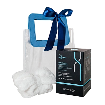 Набор подарочный Утреннее сияние (сыворотка 30*1,5 мл + повязка косметическая) BIOHYALUX