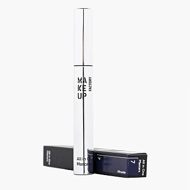 MAKE UP FACTORY Тушь комбинированная для ресниц, 07 темно синий / All In One Mascara 9 мл, фото 2