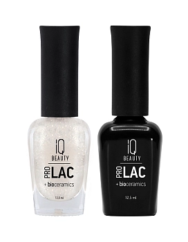IQ BEAUTY 059 лак для ногтей укрепляющий с биокерамикой / Nail polish PROLAC + bioceramics 12.5 мл, фото 4