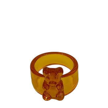 Кольцо Медвежонок соленая карамель