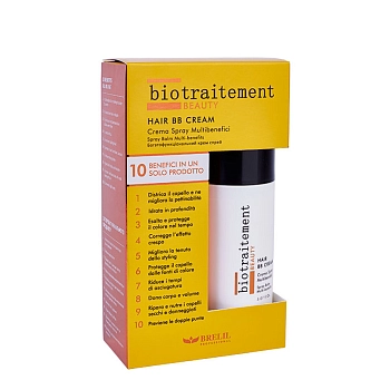 BRELIL PROFESSIONAL Крем-спрей  для волос многофункциональный / MILKY SENSATION HAIR BB CREAM GOURMAND 150 мл, фото 3