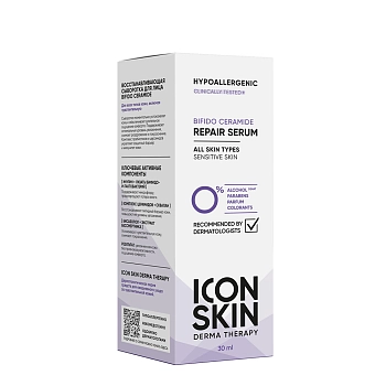 ICON SKIN Сыворотка восстанавливающая для лица с пребиотиками и церамидами / Derma Therapy Bifido Ceramide 30 мл, фото 2