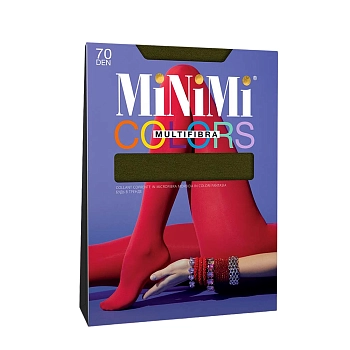 Колготки хаки Kaki 5 / Mini MULTIFIBRA COLORS 70