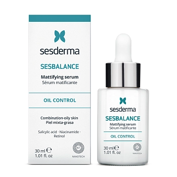 SESDERMA Сыворотка себорегулирующая с матирующим эффектом / SESBALANCE Mattifying serum 30 мл, фото 2