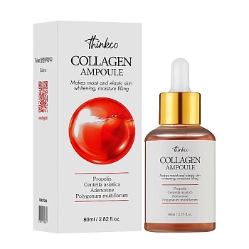 THINKCO Сыворотка восстанавливающая с коллагеном / Thinkco Collagen Return Ampoule 80 мл, фото 2