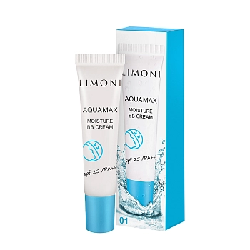 LIMONI Крем для лица увлажняющий, тон №1 / Aquamax Moisture BB Cream 15 мл, фото 2