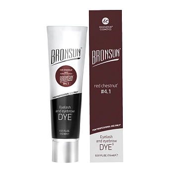 BRONSUN Краска для ресниц и бровей, медный каштан / BRONSUN #4.1, 15 мл, фото 6
