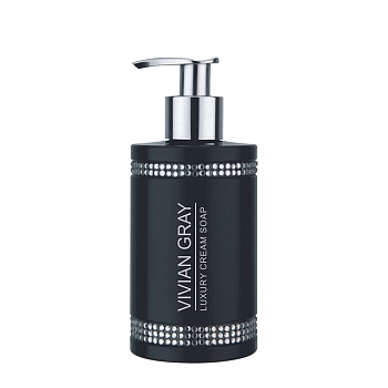 Крем-мыло, черный кристалл / Vivian Gray Cream Soap Black Crystal 250 мл