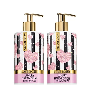 VIVIAN GRAY Набор для рук Любовная бомба (крем-мыло 250 мл + лосьон 250 мл) Vivian Gray Set Love Bomb, фото 2