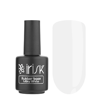 База каучуковая камуфлирующая для ногтей, молочная / Rubber Base Milky White 18 мл