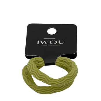 Резинка для волос Волна фисташковая 2шт